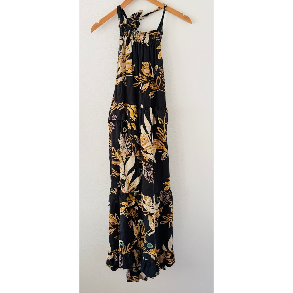 Free People Black Floral Maxi Dress - Picture 6 of 10